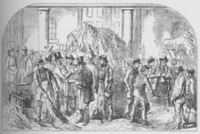 The Skin Market, Bermondsey, in the Middle of the Nineteenth Century c1840, (1912)