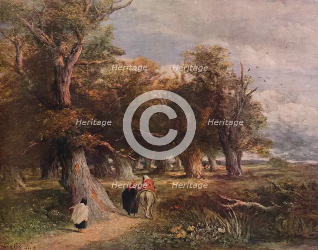 The Skirts of the Forest, 1855, (1938). Artist: David Cox the elder