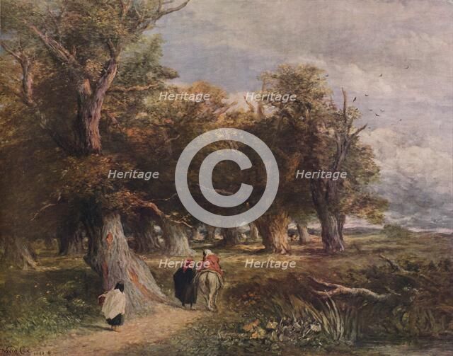 The Skirts of the Forest, 1855, (1938). Artist: David Cox the elder