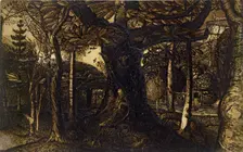 The Skirts of a Wood, 1825. Artist: Samuel Palmer