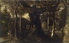 The Skirts of a Wood, 1825. Artist: Samuel Palmer