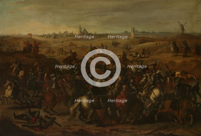 The Skirmish Between Cuirassiers, 5 February 1600, on the Vughterheide, c.1635. Creator: Unknown.