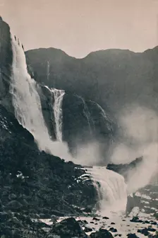 The Skjeggedal Falls 1914. Creator: Unknown