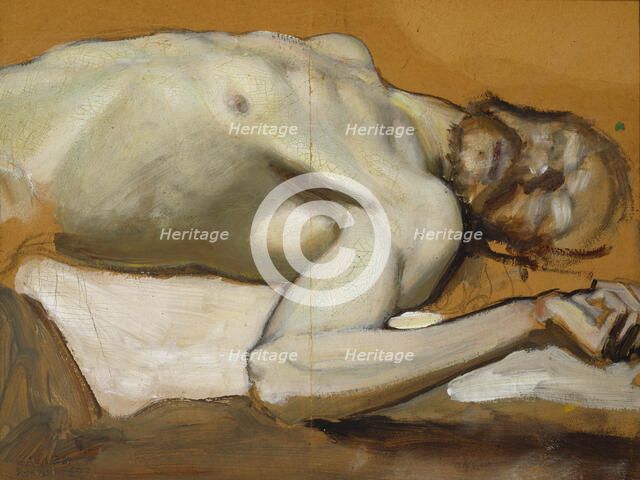 The Slain Lemminkäinen, 1899. Creator: Akseli Gallen-Kallela.