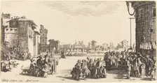 The Slave Market, 1629. Creator: Jacques Callot