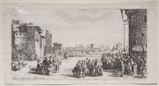 The Slave Market, 1629. Creator: Jacques Callot (French, 1592-1635)