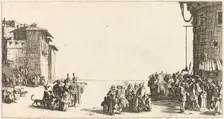 The Slave Market, 1620. Creator: Jacques Callot