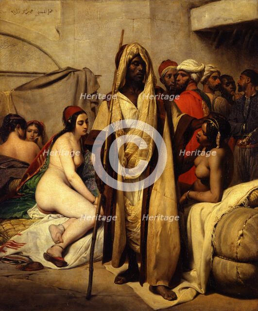 The Slave Market, 1836. Artist: Vernet, Horace (1789-1863)