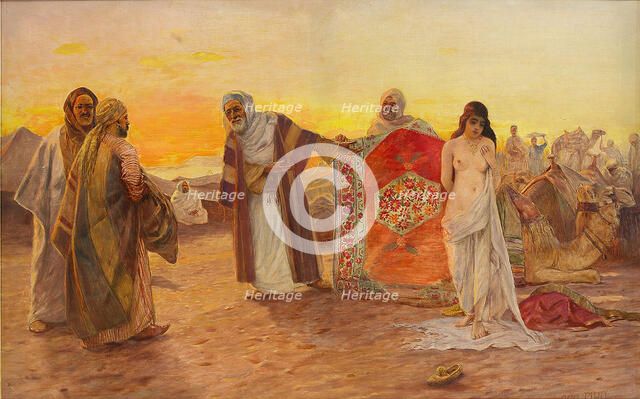 The Slave Market. Artist: Pilny, Otto (1866-1936)