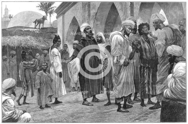 The Slave Market in Morocco, 1888. Artist: Richard Caton Woodville II