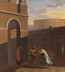 The Slave Davus and the Maid Mysis, 1804. Creator: Nicolai Abraham Abildgaard