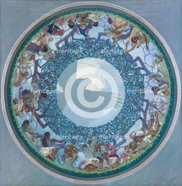 The Slavic Unity, 1910-1911. Artist: Mucha, Alfons Marie (1860-1939)