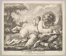 The Sleep of Cupid. Creator: Jean-Baptiste Michel