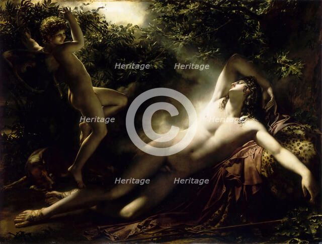 The Sleep of Endymion, 1791. Creator: Girodet de Roucy Trioson, Anne Louis (1767-1824).