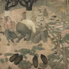 The Sleepers, 1918. Creator: Gustave van de Woestijne