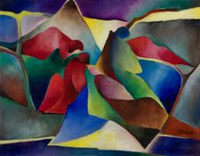 The Sleepers - Version II, 1918. Creator: Topp, Arnold (1887-1945)