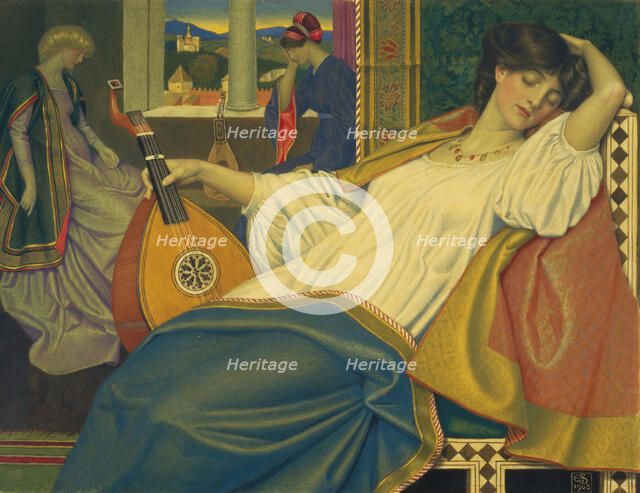 The Sleeping Beauty, 1903. Creator: Joseph Edward Southall.