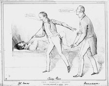 The Sleeping Beauty or Tellers Catching a Stray Vote 1833. Creator: John Doyle