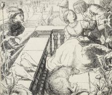 The Sleeping Palace, late 19th century. Artist: John Everett Millais