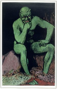 The Sleeping Partner 1916. Artist: Louis Raemaekers