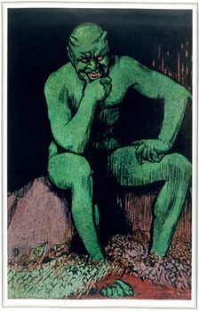 The Sleeping Partner 1916. Creator: Louis Raemaekers