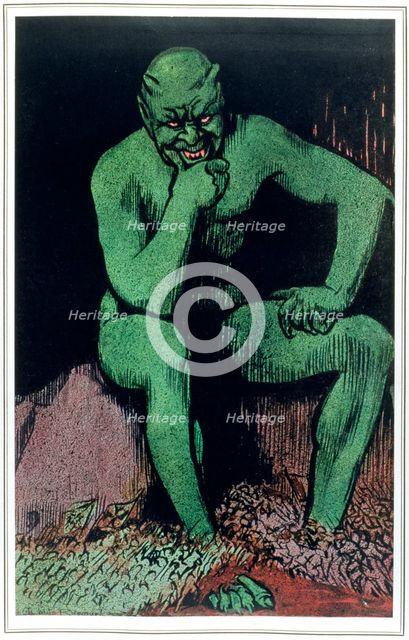 'The Sleeping Partner', 1916. Creator: Louis Raemaekers.