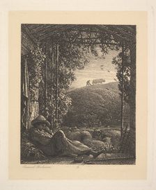 The Sleeping Shepherd, Early Morning, 1857. Creator: Samuel Palmer