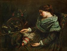 The Sleeping Spinner (La fileuse endormie), 1853