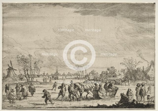 The Sleigh. Creator: Peeter Bout (Flemish, 1658-1719).