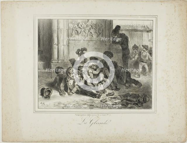 The Slide, 1827–28. Creator: Auguste Raffet.
