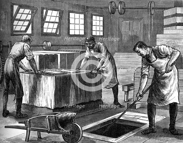 The slip-house, c1880. Artist: Unknown
