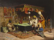 The Slipper Merchant, 1872. Creator: José Villegas Cordero