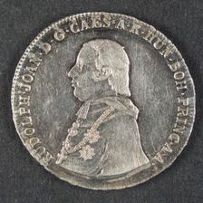 The Slovak thaler of the enthronement of Archduke Rudolph as Archbishop