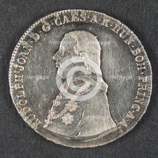 The Slovak thaler of the enthronement of Archduke Rudolph as Archbishop.