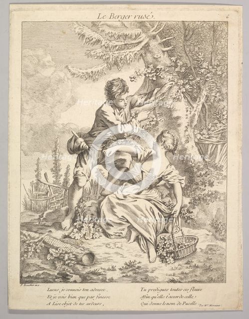 The Sly Shepherd, 18th century. Creator: Unknown.