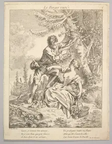 The Sly Shepherd, 18th century. Creator: Unknown