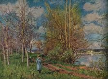 The Small Meadows in Spring c1880-1. Artist: Alfred Sisley