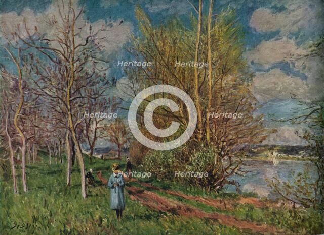'The Small Meadows in Spring', c1880-1. Artist: Alfred Sisley.