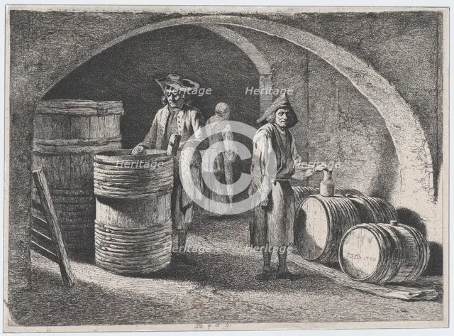 The Small Coopers, 1770. Creator: Jean-Jacques de Boissieu.