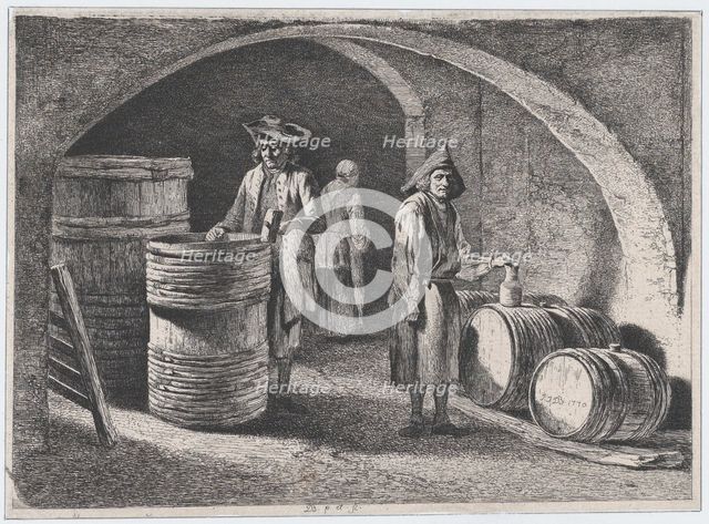 The Small Coopers, 1770. Creator: Jean-Jacques de Boissieu.