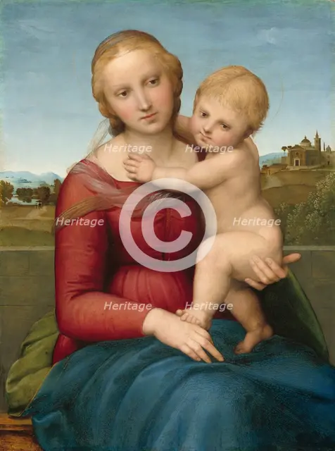 The Small Cowper Madonna, c. 1505. Creator: Raphael.