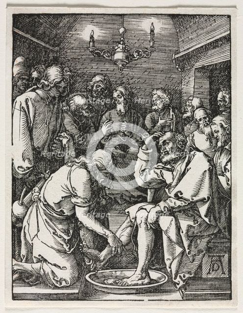 The Small Passion: Christ Washing St. Peter's Feet. Creator: Albrecht Dürer (German, 1471-1528).
