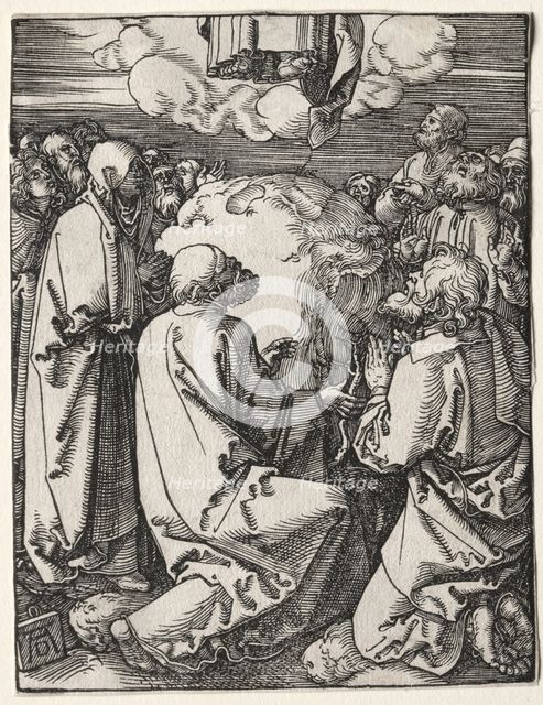 The Small Passion: The Ascension, 1509-1511. Creator: Albrecht Dürer (German, 1471-1528).