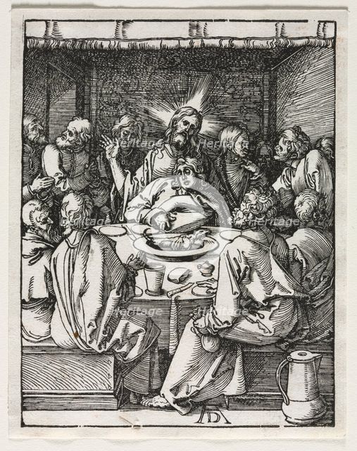 The Small Passion: The Last Supper. Creator: Albrecht Dürer (German, 1471-1528).