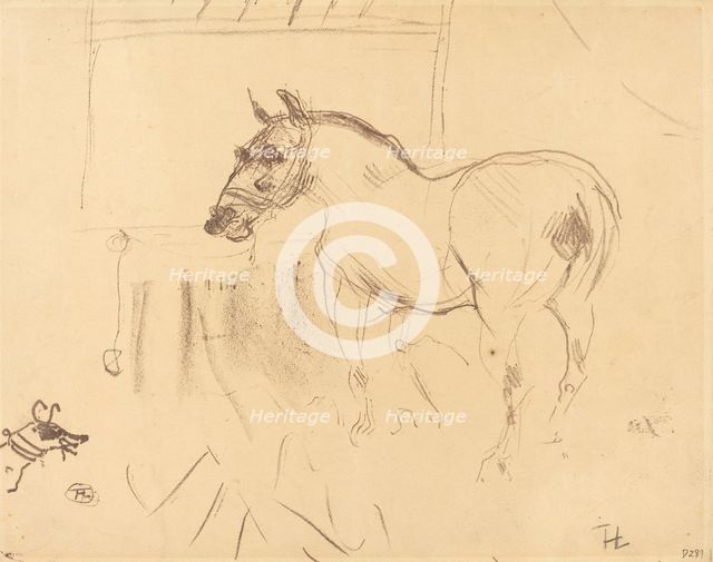 The Small Pony from Calmese (Le petit poney de Calmèse), 1899. Creator: Henri de Toulouse-Lautrec.