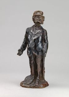 The Small Shopkeeper (Le petit propriétaire), model probably after 1860, cast around Feb 1956. Creator: Unknown