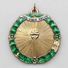 The Small Sign of the Order of the Slaves of Virtue, Between 1662 and 1720. Creator: Orders, decorations and medals