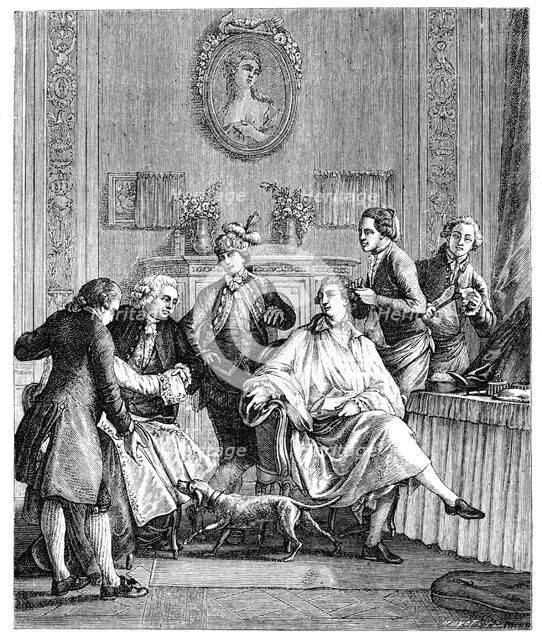 The Small Toilette, (1885).Artist: Moreau