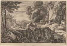 The Small Waterfall. Creator: Herman van Swanevelt