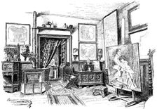 The smaller studio of Paul-Jacques-Aime Baudry, c1880-1882